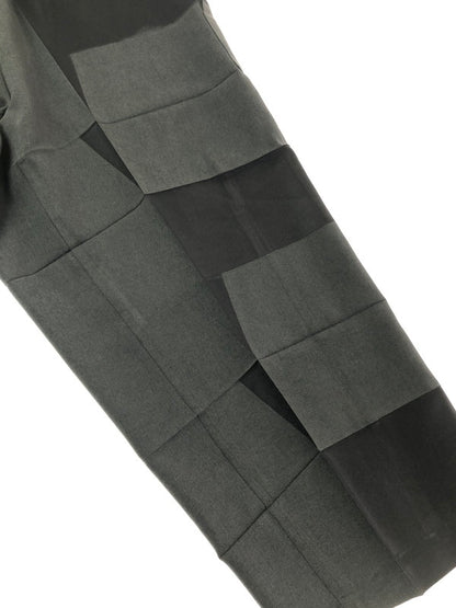【中古品】【メンズ】 ME ISSEY MIYAKE ミー イッセイミヤケ PRESSED PLEAT PRINTED WIDE LEG PANTS MI01FF801 プレス プリーツ プリント ワイドパンツ ボトムス 168-261001-na-10-tagh サイズ：F カラー：ブラック/グレー 万代Net店