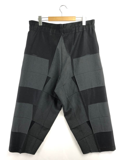 【中古品】【メンズ】 ME ISSEY MIYAKE ミー イッセイミヤケ PRESSED PLEAT PRINTED WIDE LEG PANTS MI01FF801 プレス プリーツ プリント ワイドパンツ ボトムス 168-261001-na-10-tagh サイズ：F カラー：ブラック/グレー 万代Net店