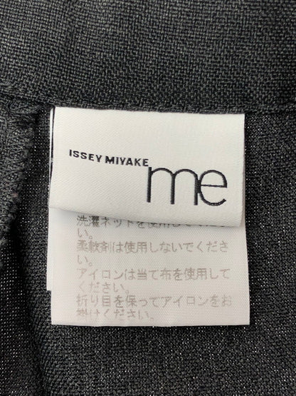 【中古品】【メンズ】 ME ISSEY MIYAKE ミー イッセイミヤケ PRESSED PLEAT PRINTED WIDE LEG PANTS MI01FF801 プレス プリーツ プリント ワイドパンツ ボトムス 168-261001-na-10-tagh サイズ：F カラー：ブラック/グレー 万代Net店