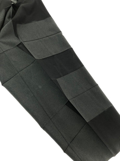 【中古品】【メンズ】 ME ISSEY MIYAKE ミー イッセイミヤケ PRESSED PLEAT PRINTED WIDE LEG PANTS MI01FF801 プレス プリーツ プリント ワイドパンツ ボトムス 168-261001-na-10-tagh サイズ：F カラー：ブラック/グレー 万代Net店