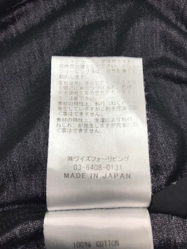 【中古品】【メンズ】 Y'S FOR LIVING ワイズフォーリビング EASY WIDE COTTN PANTS イージー ワイド コットン パンツ ボトムス 151-261014-na-17-tagh サイズ：サイズ表記なし 下記参照 カラー：ブラック 万代Net店