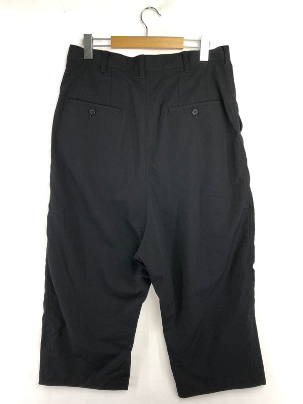 【中古品】【メンズ】 COMME DES GARCONS HOMME コムデギャルソンオム WOOL POPLIN 1-PLEAT PANTS HH-P102 ウール ポップリン 1プリーツ パンツ 151-261002-rt-15-tagh サイズ：S カラー：ブラック 万代Net店