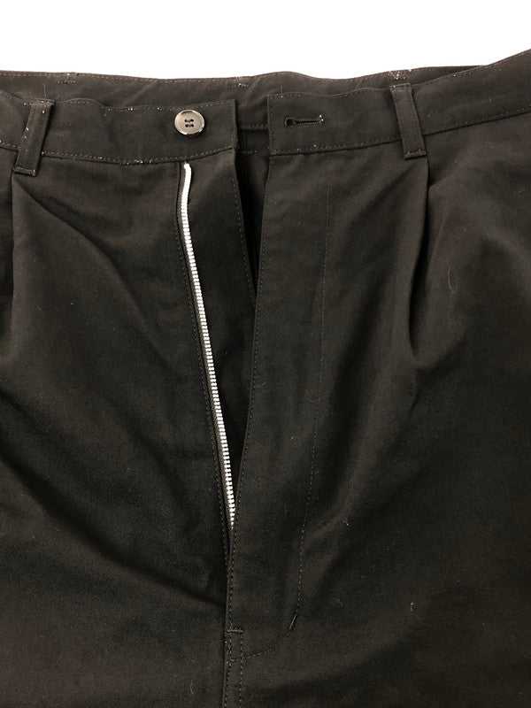 【中古品】【メンズ】 COMME DES GARCONS HOMME コムデギャルソンオム WOOL POPLIN 1-PLEAT PANTS HH-P102 ウール ポップリン 1プリーツ パンツ 151-261002-rt-15-tagh サイズ：S カラー：ブラック 万代Net店