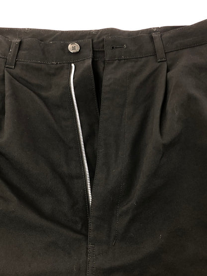 【中古品】【メンズ】 COMME DES GARCONS HOMME コムデギャルソンオム WOOL POPLIN 1-PLEAT PANTS HH-P102 ウール ポップリン 1プリーツ パンツ 151-261002-rt-15-tagh サイズ：S カラー：ブラック 万代Net店