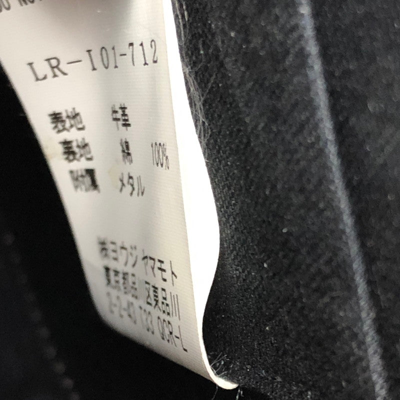 【中古品】【メンズ】 LIMI FEU リミ フゥ YOHJI YAMAMOTO MINI SHOULDER BAG LR-I01-712-2 ヨウジ ヤマモト ミニ ショルダー バッグ 鞄 カバン 188-261015-ty-09-tagh カラー：ブラック 万代Net店