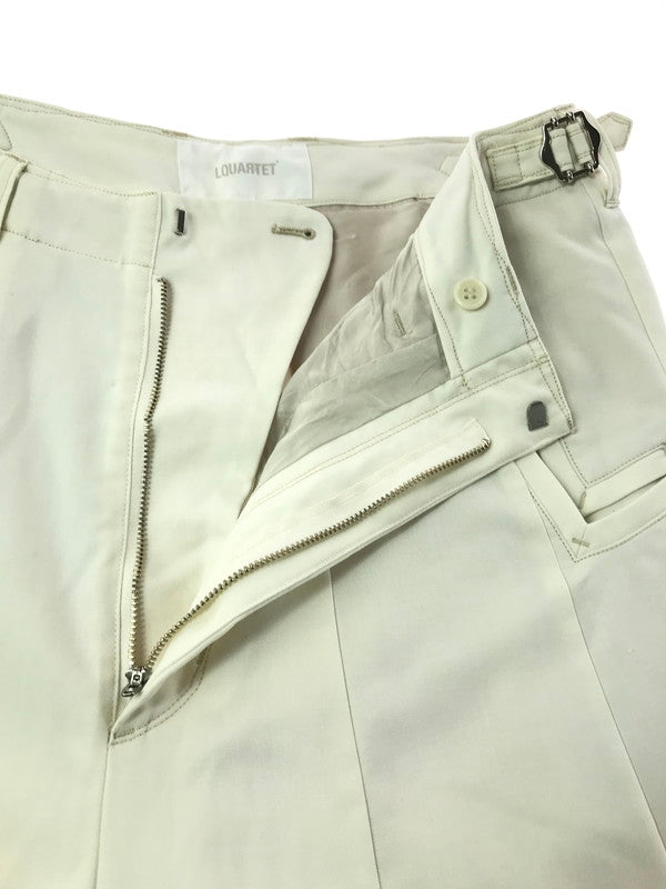 【中古品】【メンズ】 LQUARTET エルカルテット SIRO COMPACT WIDE CEREMONY MC TROUSERS LQ25FW-LP-010 ワイド トラウザーパンツ ボトムス 151-261014-na-10-tagh サイズ：M カラー：ホワイト 万代Net店