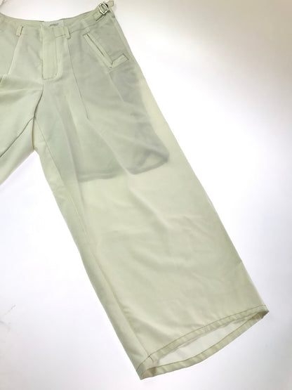 【中古品】【メンズ】 LQUARTET エルカルテット SIRO COMPACT WIDE CEREMONY MC TROUSERS LQ25FW-LP-010 ワイド トラウザーパンツ ボトムス 151-261014-na-10-tagh サイズ：M カラー：ホワイト 万代Net店