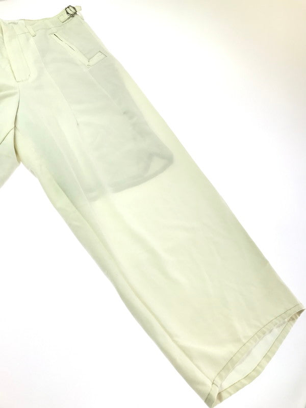 【中古品】【メンズ】 LQUARTET エルカルテット SIRO COMPACT WIDE CEREMONY MC TROUSERS LQ25FW-LP-010 ワイド トラウザーパンツ ボトムス 151-261014-na-10-tagh サイズ：M カラー：ホワイト 万代Net店