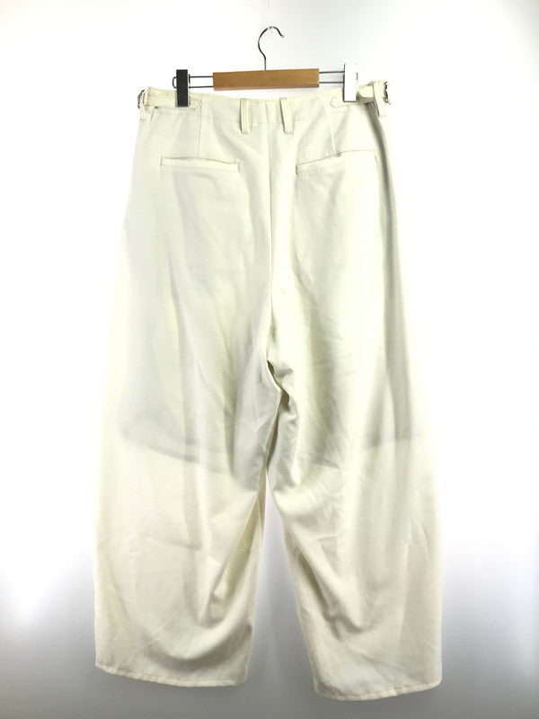 【中古品】【メンズ】 LQUARTET エルカルテット SIRO COMPACT WIDE CEREMONY MC TROUSERS LQ25FW-LP-010 ワイド トラウザーパンツ ボトムス 151-261014-na-10-tagh サイズ：M カラー：ホワイト 万代Net店