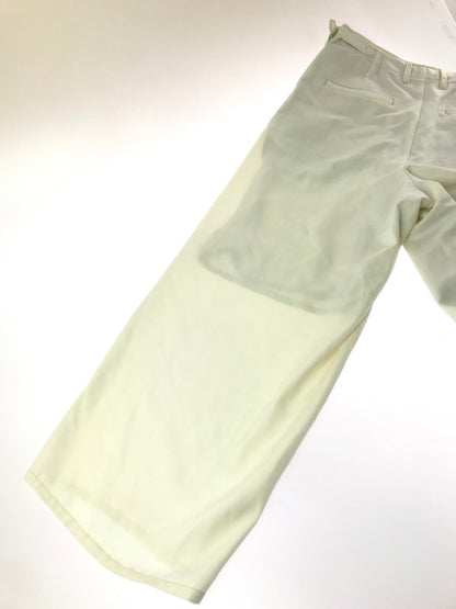 【中古品】【メンズ】 LQUARTET エルカルテット SIRO COMPACT WIDE CEREMONY MC TROUSERS LQ25FW-LP-010 ワイド トラウザーパンツ ボトムス 151-261014-na-10-tagh サイズ：M カラー：ホワイト 万代Net店