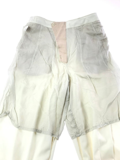 【中古品】【メンズ】 LQUARTET エルカルテット SIRO COMPACT WIDE CEREMONY MC TROUSERS LQ25FW-LP-010 ワイド トラウザーパンツ ボトムス 151-261014-na-10-tagh サイズ：M カラー：ホワイト 万代Net店