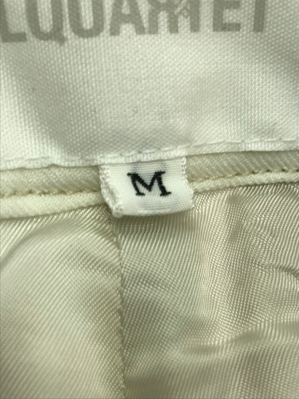 【中古品】【メンズ】 LQUARTET エルカルテット SIRO COMPACT WIDE CEREMONY MC TROUSERS LQ25FW-LP-010 ワイド トラウザーパンツ ボトムス 151-261014-na-10-tagh サイズ：M カラー：ホワイト 万代Net店
