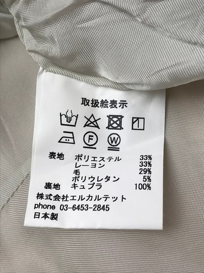 【中古品】【メンズ】 LQUARTET エルカルテット SIRO COMPACT WIDE CEREMONY MC TROUSERS LQ25FW-LP-010 ワイド トラウザーパンツ ボトムス 151-261014-na-10-tagh サイズ：M カラー：ホワイト 万代Net店