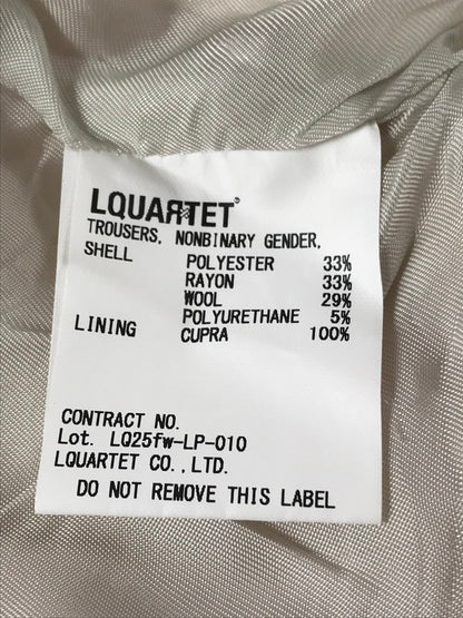 【中古品】【メンズ】 LQUARTET エルカルテット SIRO COMPACT WIDE CEREMONY MC TROUSERS LQ25FW-LP-010 ワイド トラウザーパンツ ボトムス 151-261014-na-10-tagh サイズ：M カラー：ホワイト 万代Net店