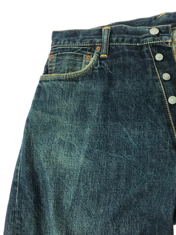 【中古品】【メンズ】 EVISU エヴィス NO.2 DENIM PANTS 2001 YAMANE 虎耳 万寿菊 ナンバー2 デニム パンツ ジーパン ボトムス 156-260926-rt-14-tagh サイズ：36×35 カラー：インディゴ 万代Net店