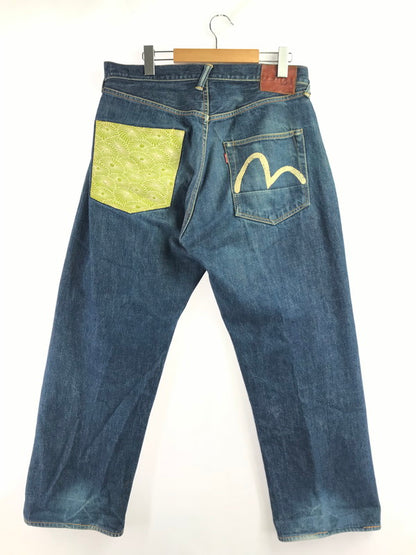 【中古品】【メンズ】 EVISU エヴィス NO.2 DENIM PANTS 2001 YAMANE 虎耳 万寿菊 ナンバー2 デニム パンツ ジーパン ボトムス 156-260926-rt-14-tagh サイズ：36×35 カラー：インディゴ 万代Net店