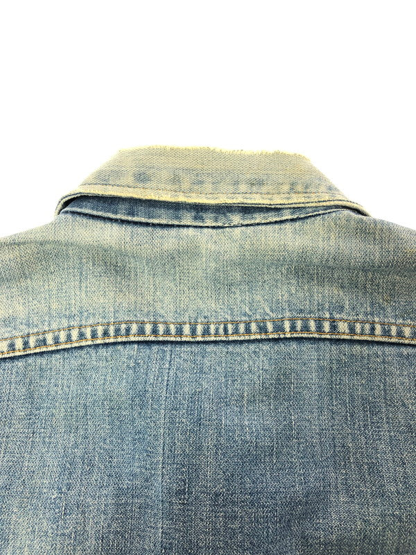【現状渡し品】【メンズ】 MAVERICK マーベリック 推定70’S DENIM JACKET 推定70年代 デニムジャケット ライトアウター 146-261001-na-23-tagh サイズ：サイズ表記なし 下記参照 カラー：インディゴ 万代Net店