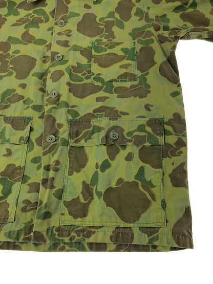 【中古品】【メンズ】 KAMO カモ 60’S HUNTING SHIRT JACKET 60年代 ハンティング シャツ ジャケット ライトアウター 146-261001-na-19-tagh サイズ：S カラー：カモ 万代Net店