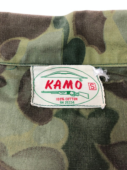【中古品】【メンズ】 KAMO カモ 60’S HUNTING SHIRT JACKET 60年代 ハンティング シャツ ジャケット ライトアウター 146-261001-na-19-tagh サイズ：S カラー：カモ 万代Net店