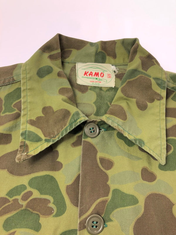 【中古品】【メンズ】 KAMO カモ 60’S HUNTING SHIRT JACKET 60年代 ハンティング シャツ ジャケット ライトアウター 146-261001-na-19-tagh サイズ：S カラー：カモ 万代Net店