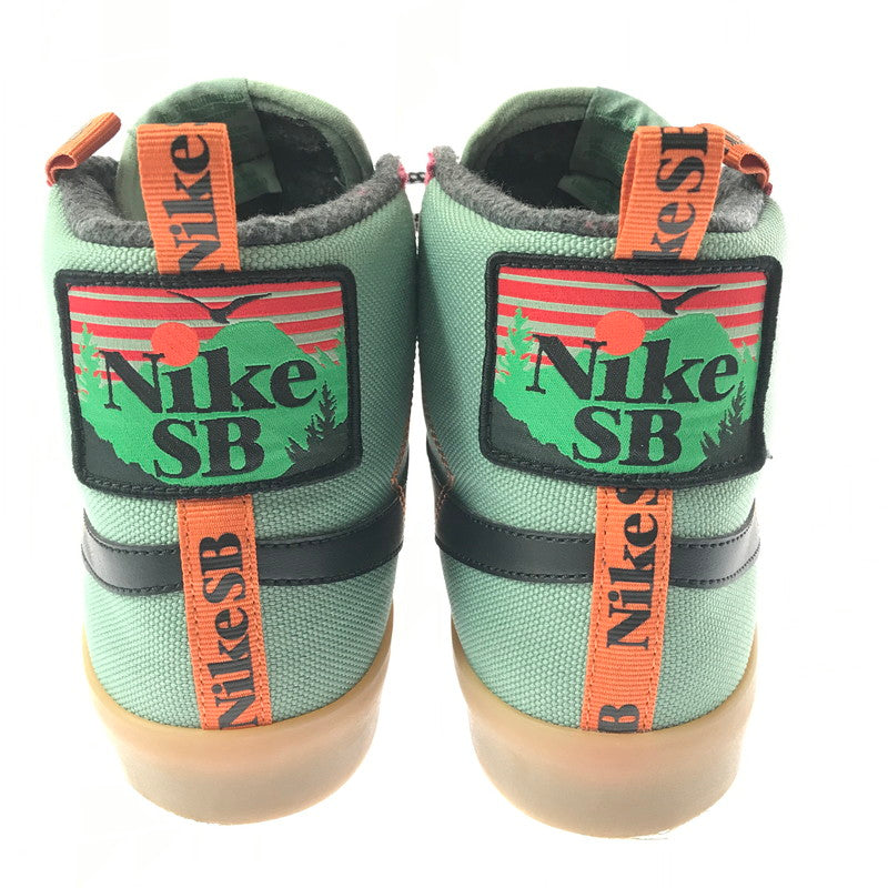 【中古品】【メンズ】 NIKE ナイキ SB BLAZER MID ACCLIMATE JADE SMOKE DC8903-301 ブレーザー ミッド アクリメイト スニーカー 靴 160-260923-rt-23-tagh サイズ：28cm US10 カラー：JADE SMOKE/BLACK-WHITE-SPORT SPICE 万代Net店
