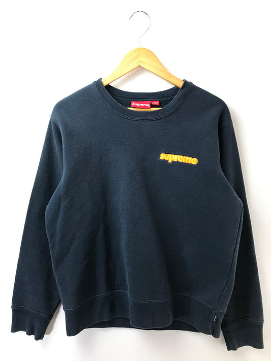 【中古品】【メンズ】 SUPREME シュプリーム 18AW CONNECT CREWNECK SWEATSHIRT コネクト クルーネック スウェットシャツ トレーナー 149-260928-na-47-tagh サイズ：S カラー：ネイビー 万代Net店