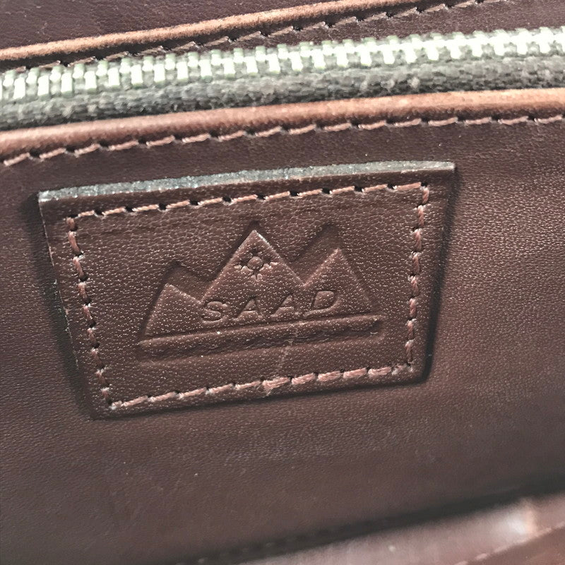 【中古品】【メンズ】 SAAD サード ZIP AROUND LONG LEATHER WALLET ジップ アラウンド ロングウォレット 長財布 200-261013-na-27-tagh カラー：ブラウン 万代Net店