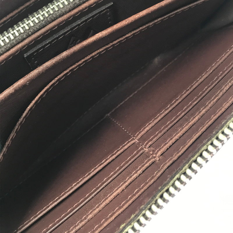 【中古品】【メンズ】 SAAD サード ZIP AROUND LONG LEATHER WALLET ジップ アラウンド ロングウォレット 長財布 200-261013-na-27-tagh カラー：ブラウン 万代Net店