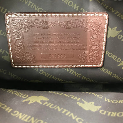 【中古品】【メンズ】 HUNTINGWORLD ハンティング ワールド TOTE BAG S11001 トートバッグ カバン 188-260923-rt-20-tagh カラー：ブラウン 万代Net店