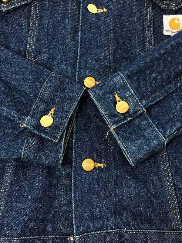 【中古品】【メンズ】 CARHARTT カーハート USA製 DENIM TRACKER JACKET JU108 デニム トラッカージャケット ライトアウター 146-261001-na-04-tagh サイズ：42 カラー：インディゴ 万代Net店