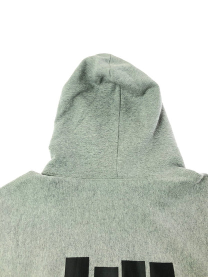 【中古品】【メンズ】 UNDEFEATED アンディフィーテッド LOGO PRINT HOODED SWEATSHIRT 191077010007 ロゴ プリント フーディー スウェットシャツ トレーナー 142-261001-na-15-tagh サイズ：XL カラー：グレー 万代Net店