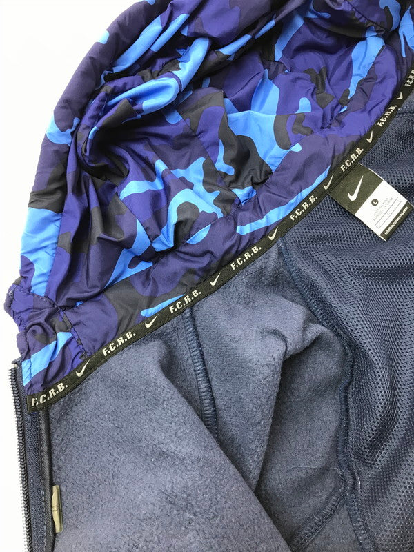 【中古品】【メンズ】 F.C.R.B. エフシーアールビー× NIKE ナイキ 684604-450 ベンチレーションフーディパーカー 142-260925-na-08-tagh サイズ：L カラー：ブルー 万代Net店
