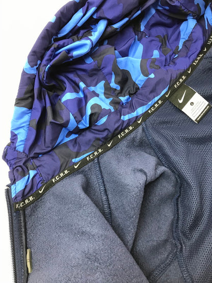 【中古品】【メンズ】 F.C.R.B. エフシーアールビー× NIKE ナイキ 684604-450 ベンチレーションフーディパーカー 142-260925-na-08-tagh サイズ：L カラー：ブルー 万代Net店
