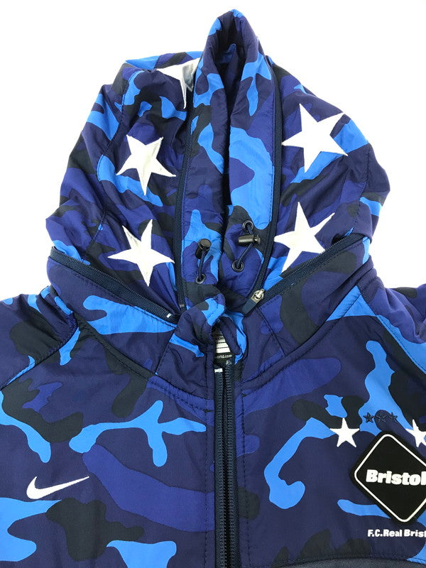 【中古品】【メンズ】 F.C.R.B. エフシーアールビー× NIKE ナイキ 684604-450 ベンチレーションフーディパーカー 142-260925-na-08-tagh サイズ：L カラー：ブルー 万代Net店