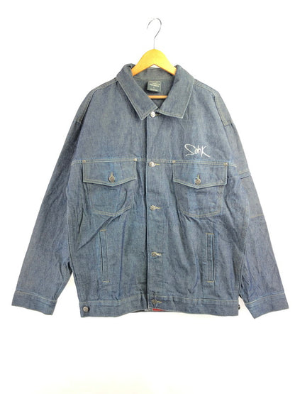 【中古品】【メンズ】 SOHK SCHOOL OF HARD KNOCKS スクール オブ ハード ノックス DENIM TRACKER JACKET デニム トラッカージャケット ライトアウター 142-261001-na-24-tagh サイズ：L カラー：インディゴ 万代Net店