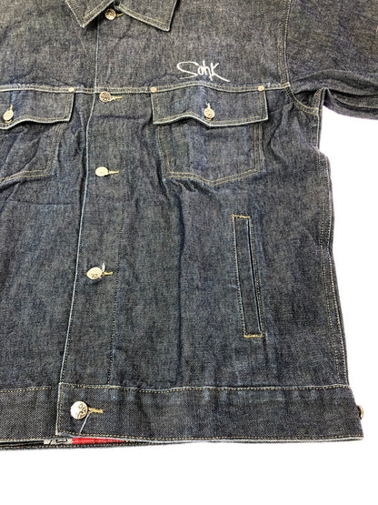 【中古品】【メンズ】 SOHK SCHOOL OF HARD KNOCKS スクール オブ ハード ノックス DENIM TRACKER JACKET デニム トラッカージャケット ライトアウター 142-261001-na-24-tagh サイズ：L カラー：インディゴ 万代Net店