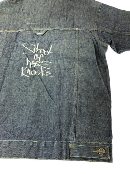 【中古品】【メンズ】 SOHK SCHOOL OF HARD KNOCKS スクール オブ ハード ノックス DENIM TRACKER JACKET デニム トラッカージャケット ライトアウター 142-261001-na-24-tagh サイズ：L カラー：インディゴ 万代Net店