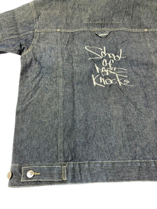 【中古品】【メンズ】 SOHK SCHOOL OF HARD KNOCKS スクール オブ ハード ノックス DENIM TRACKER JACKET デニム トラッカージャケット ライトアウター 142-261001-na-24-tagh サイズ：L カラー：インディゴ 万代Net店