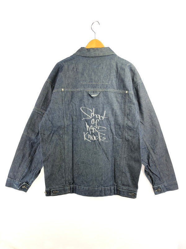 【中古品】【メンズ】 SOHK SCHOOL OF HARD KNOCKS スクール オブ ハード ノックス DENIM TRACKER JACKET デニム トラッカージャケット ライトアウター 142-261001-na-24-tagh サイズ：L カラー：インディゴ 万代Net店
