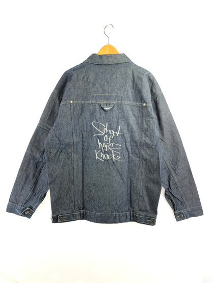 【中古品】【メンズ】 SOHK SCHOOL OF HARD KNOCKS スクール オブ ハード ノックス DENIM TRACKER JACKET デニム トラッカージャケット ライトアウター 142-261001-na-24-tagh サイズ：L カラー：インディゴ 万代Net店