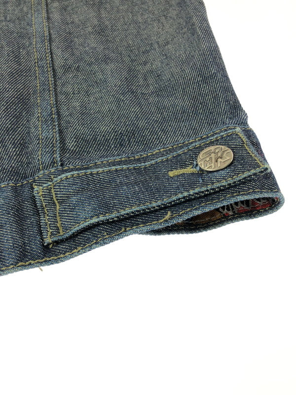 【中古品】【メンズ】 SOHK SCHOOL OF HARD KNOCKS スクール オブ ハード ノックス DENIM TRACKER JACKET デニム トラッカージャケット ライトアウター 142-261001-na-24-tagh サイズ：L カラー：インディゴ 万代Net店