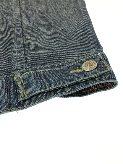 【中古品】【メンズ】 SOHK SCHOOL OF HARD KNOCKS スクール オブ ハード ノックス DENIM TRACKER JACKET デニム トラッカージャケット ライトアウター 142-261001-na-24-tagh サイズ：L カラー：インディゴ 万代Net店