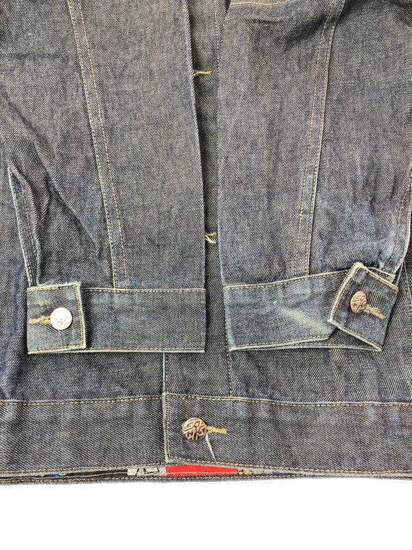 【中古品】【メンズ】 SOHK SCHOOL OF HARD KNOCKS スクール オブ ハード ノックス DENIM TRACKER JACKET デニム トラッカージャケット ライトアウター 142-261001-na-24-tagh サイズ：L カラー：インディゴ 万代Net店