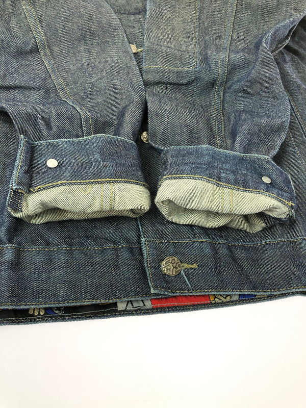 【中古品】【メンズ】 SOHK SCHOOL OF HARD KNOCKS スクール オブ ハード ノックス DENIM TRACKER JACKET デニム トラッカージャケット ライトアウター 142-261001-na-24-tagh サイズ：L カラー：インディゴ 万代Net店