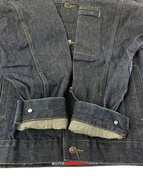 【中古品】【メンズ】 SOHK SCHOOL OF HARD KNOCKS スクール オブ ハード ノックス DENIM TRACKER JACKET デニム トラッカージャケット ライトアウター 142-261001-na-24-tagh サイズ：L カラー：インディゴ 万代Net店