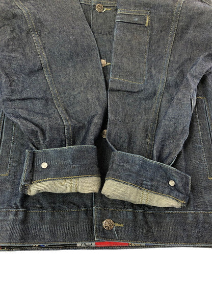 【中古品】【メンズ】 SOHK SCHOOL OF HARD KNOCKS スクール オブ ハード ノックス DENIM TRACKER JACKET デニム トラッカージャケット ライトアウター 142-261001-na-24-tagh サイズ：L カラー：インディゴ 万代Net店