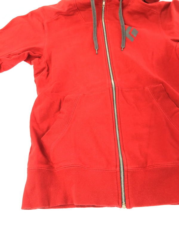 【中古品】【メンズ】 BLACK DIAMOND ブラックダイヤモンド ZIP PARKA ジップ パーカー 144-261001-na-16-tagh サイズ：S カラー：レッド 万代Net店