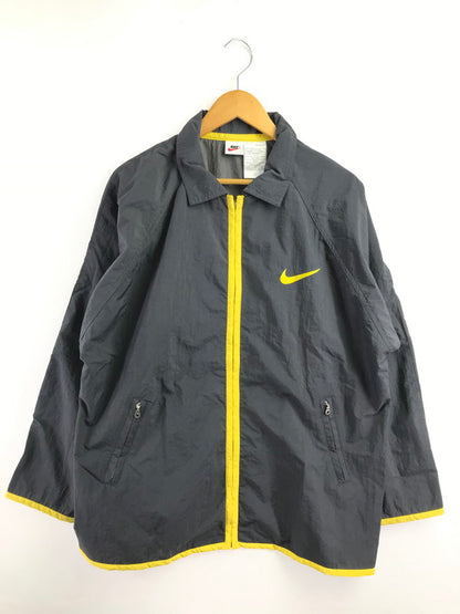 【中古品】【メンズ】 NIKE ナイキ 90'S NYLON JACKET 90年代 ナイロンジャケット 146-260925-na-07-tagh サイズ：XL カラー：ブラック/イエロー 万代Net店