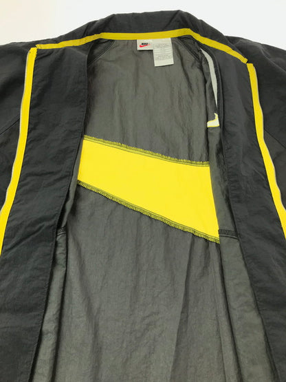 【中古品】【メンズ】 NIKE ナイキ 90'S NYLON JACKET 90年代 ナイロンジャケット 146-260925-na-07-tagh サイズ：XL カラー：ブラック/イエロー 万代Net店