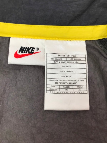 【中古品】【メンズ】 NIKE ナイキ 90'S NYLON JACKET 90年代 ナイロンジャケット 146-260925-na-07-tagh サイズ：XL カラー：ブラック/イエロー 万代Net店